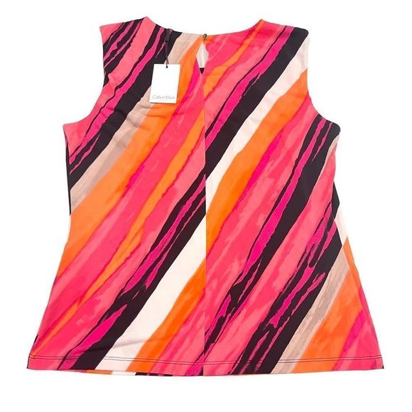 New Calvin Klein Multi-Media Career Dress Tank Top Medium - Picture 9 of 11